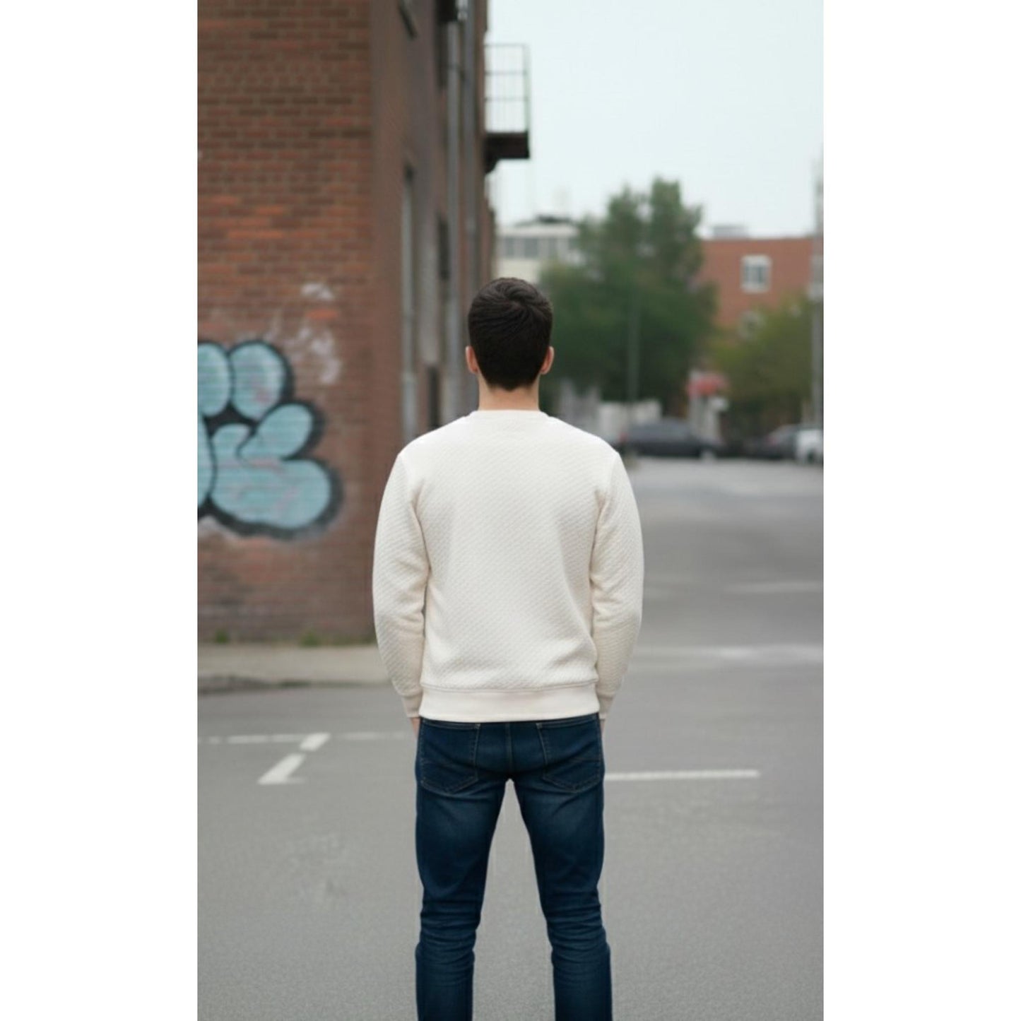 Smooth febric full sleeve sweatshirt Bubble Fabric