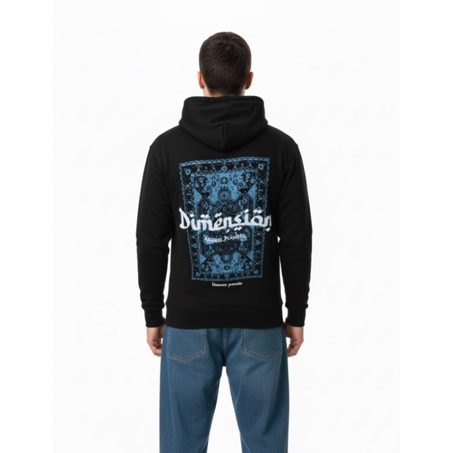Export Quality Black Dimension Hoodie