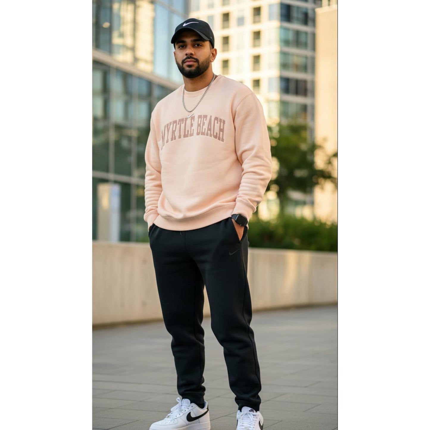 Smooth febric full sleeve trendy sweatshirt