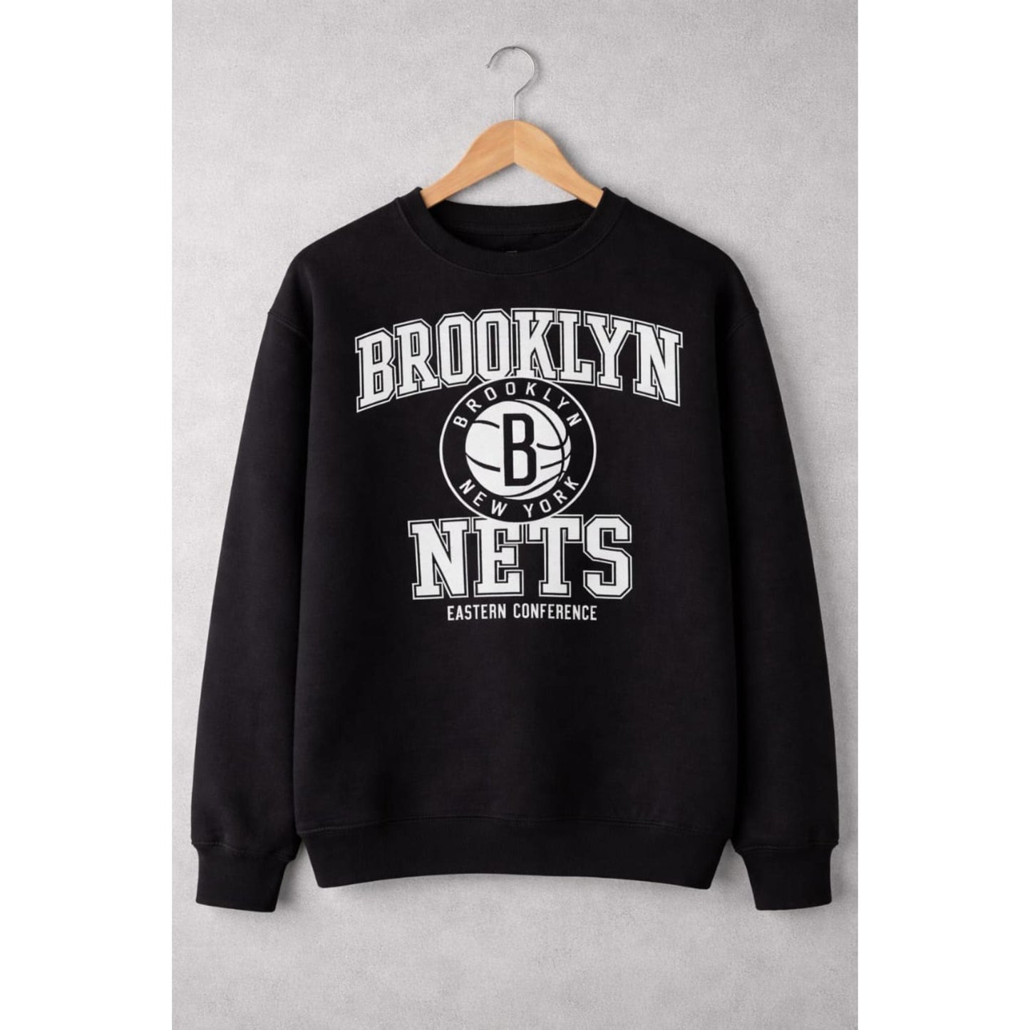 Modern Fit Black Sweatshirt with Unique Design