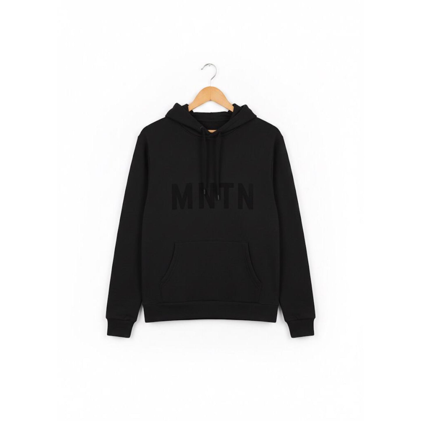 Modern Fit Black Pullover Hoodie