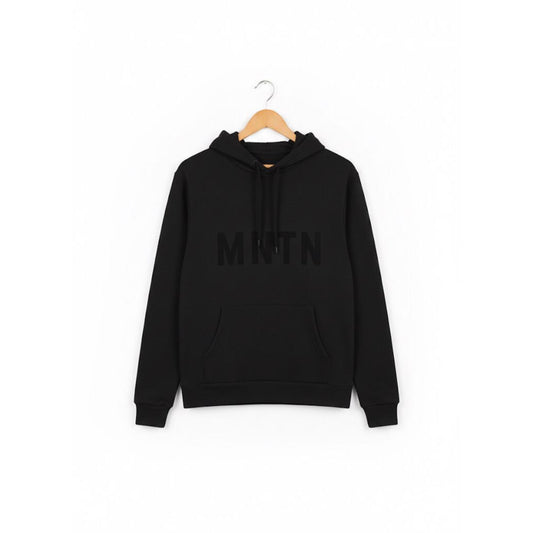 Modern Fit Black Pullover Hoodie