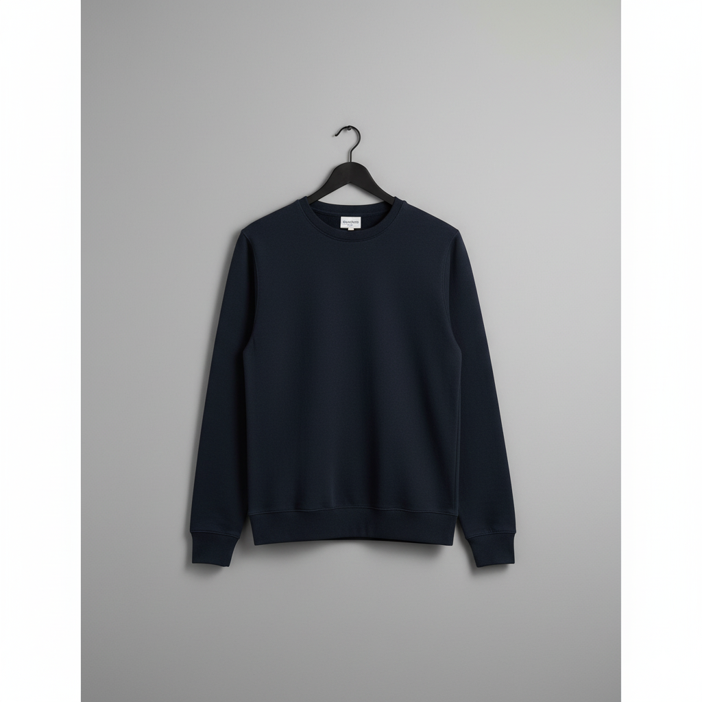 Smooth febric full sleeve sweatshirt Powder Blue