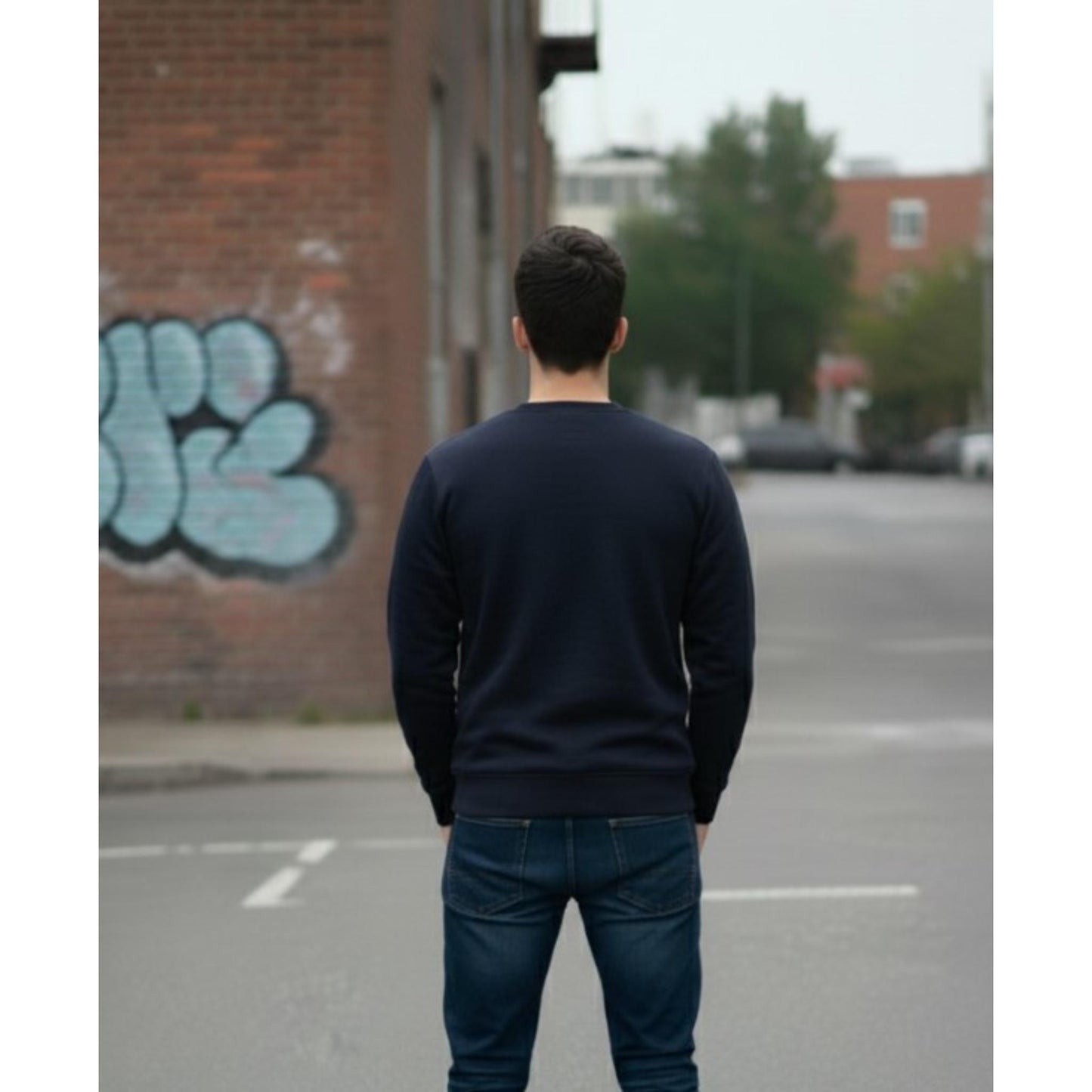 Smooth febric full sleeve sweatshirt Powder Blue