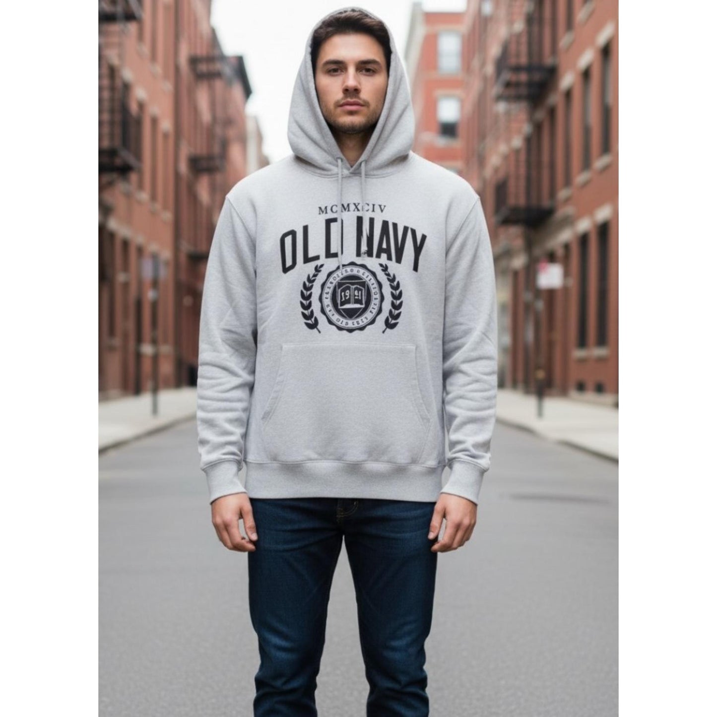 Export Quality Old Navy Embossed Hoodie