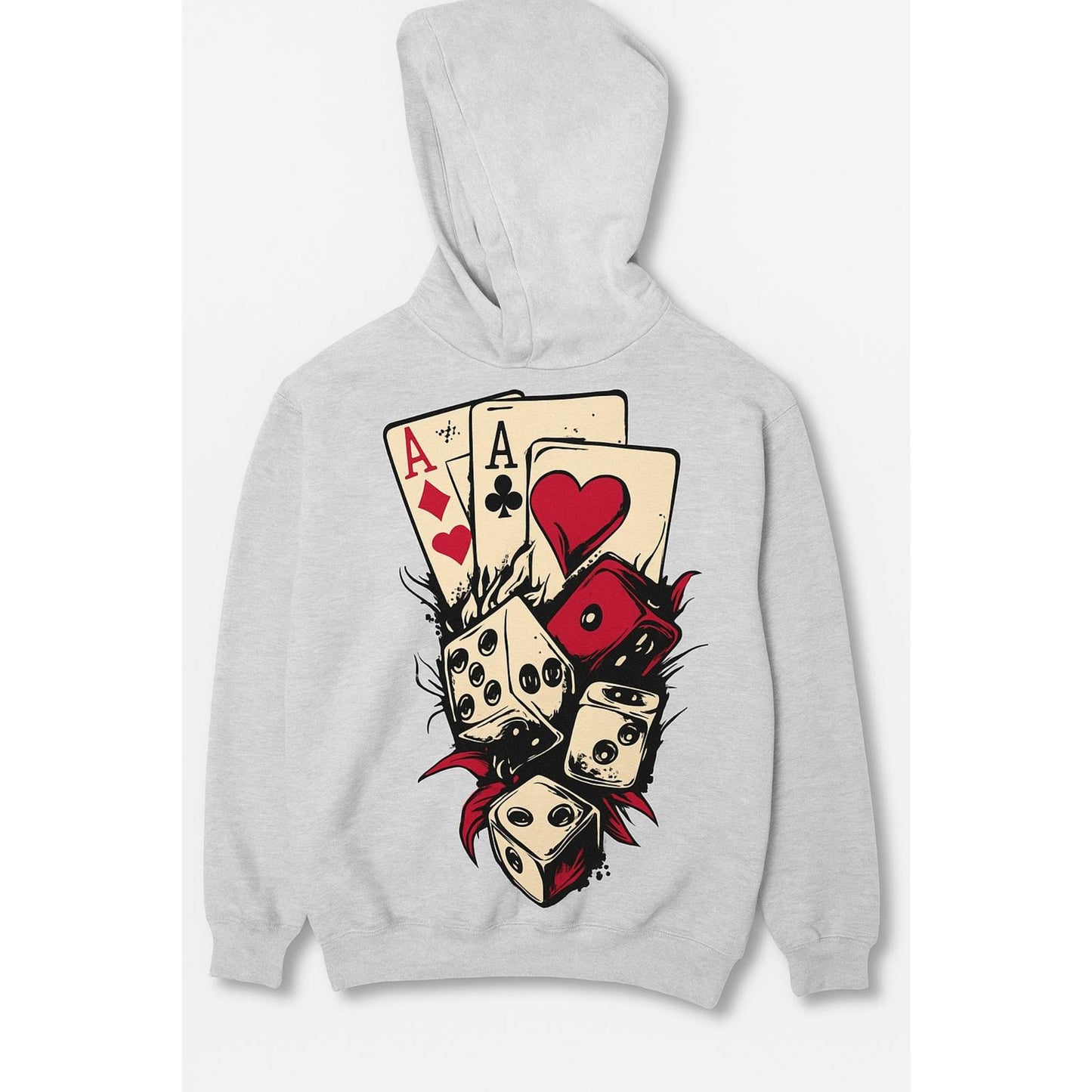Export Quality Red Dice Hoodie