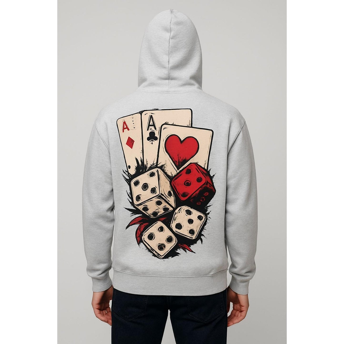 Export Quality Red Dice Hoodie